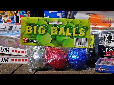 EXTREM HEFTIG! Xplode Big Balls XXL Crackling Bälle | PyroExtremGermany